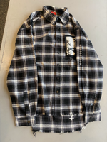 Rhime Flannel Shirt Black