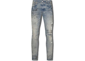 AMIRI Military Stencil Jean Clay Indigo