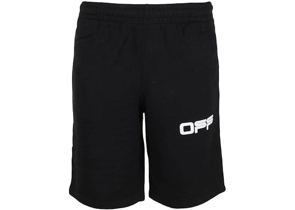 OFF-WHITE Airport Tape Sweatshort Black/Multicolor