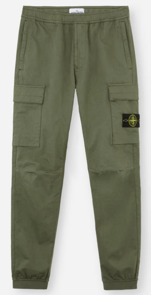 Stone Island Stretch cotton GD Cargo Pants Olive