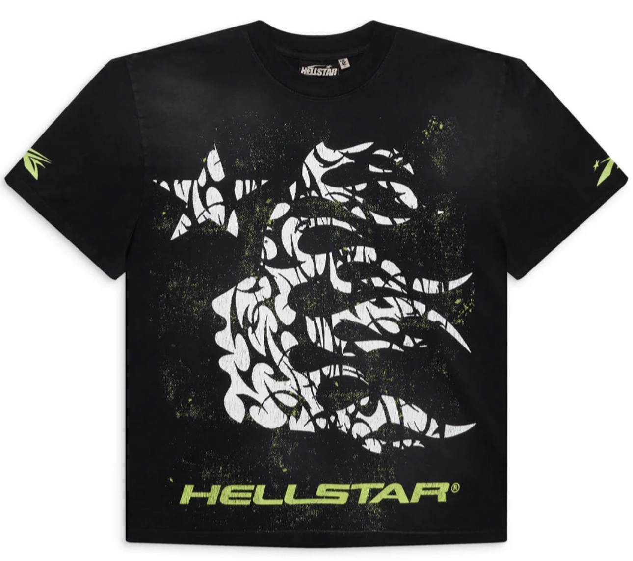 Hellstar Thorn Glitter Tee Green/Black