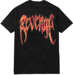 Revenge Flame Tee Black