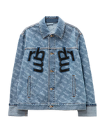 rhime seconds into the future denim jacket