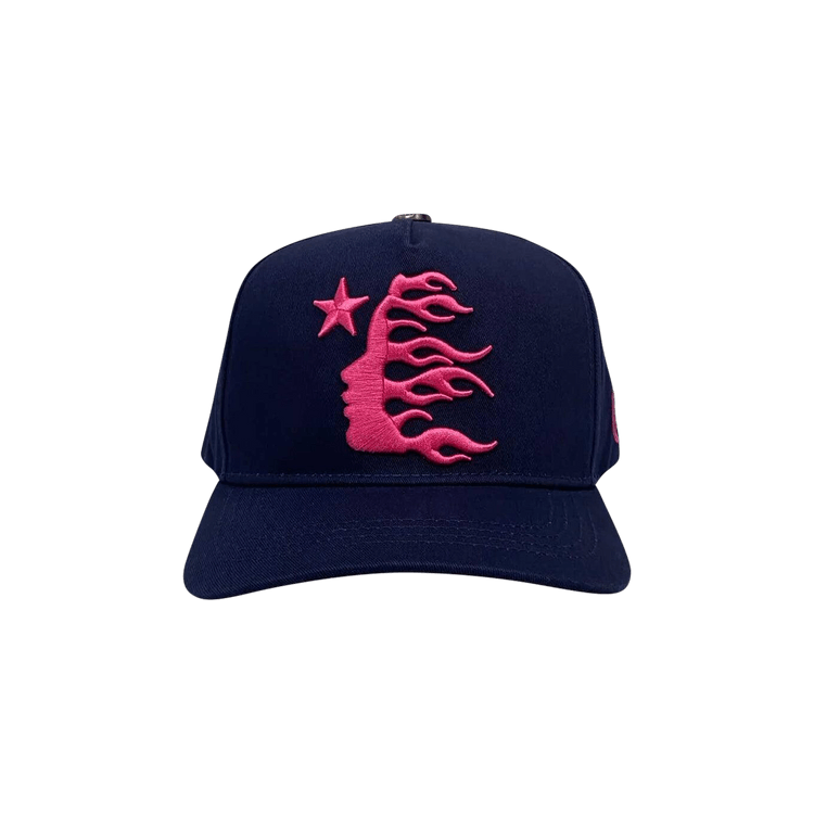 Hellstar Snapback Hat 'Navy & Pink'