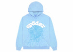 Sp5der Web Hoodie Sky Blue