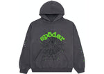 Sp5der Wait Web Hoodie Slate Grey