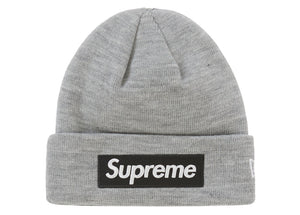 Supreme New Era Beanie Grey