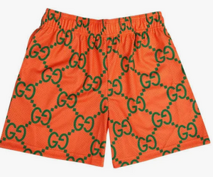 Bravest Studios Shorts Gucci Coral and Green
