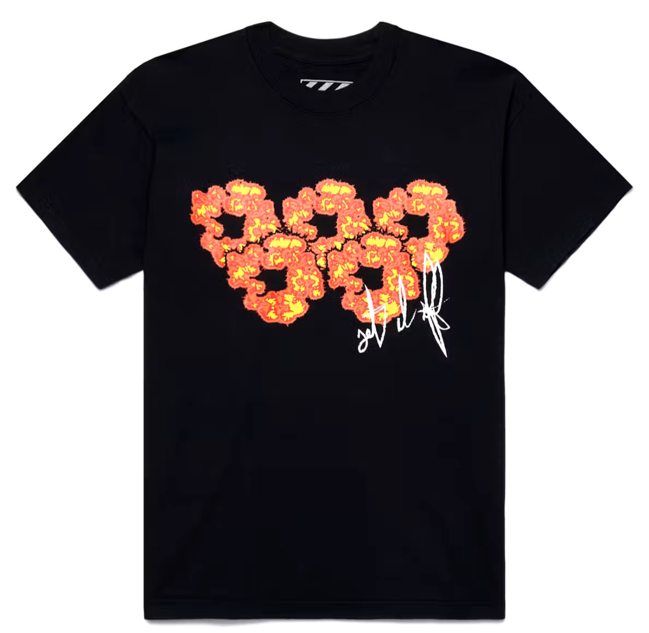 Denim Tears - Black 'Small Logo' Tee