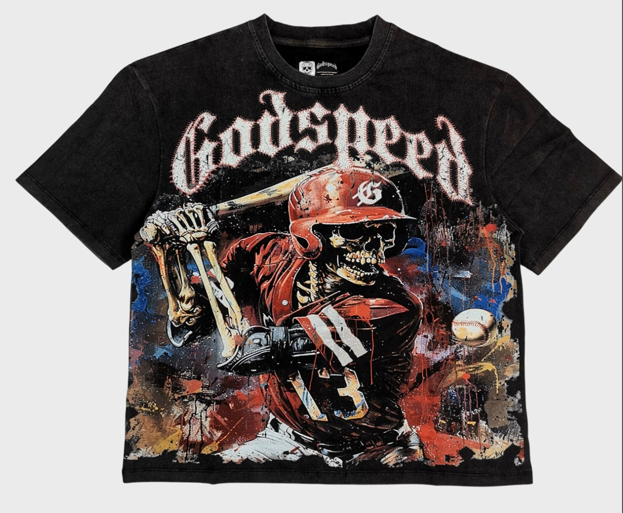 Godspeed Grandslam Baseball Black T-Shirt