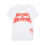 Nav x Vlone Bad Habits Tee White