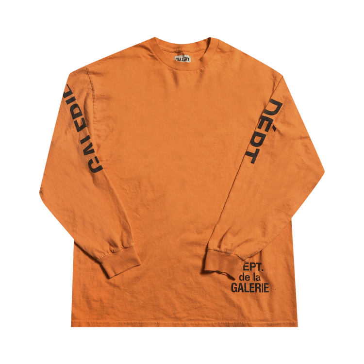 Gallery Dept. French Collector Long-Sleeve Tee 'Orange'