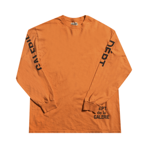 Gallery Dept. French Collector Long-Sleeve Tee 'Orange'