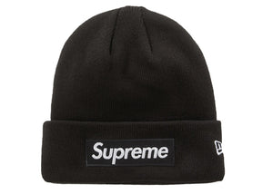 Supreme New Era Beanie Black