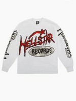 Hellstar Records Tee White Long Sleeve