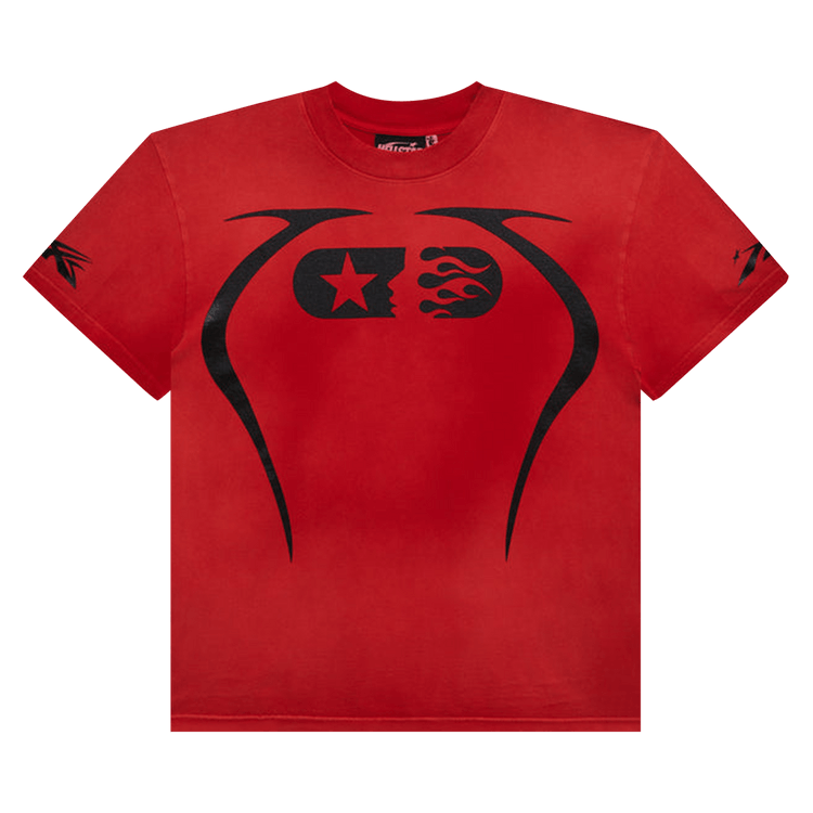 Hellstar Warm Up T-Shirt 'Red'