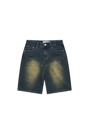 Harsh And Cruel ' Vintage Wash ' Jean Shorts