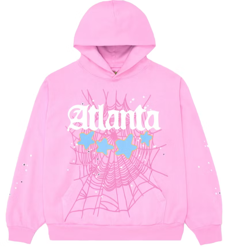 SP5DER Atlanta Hoodie Pink/White