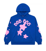 SP5DER Beluga Hoodie Blue/Pink