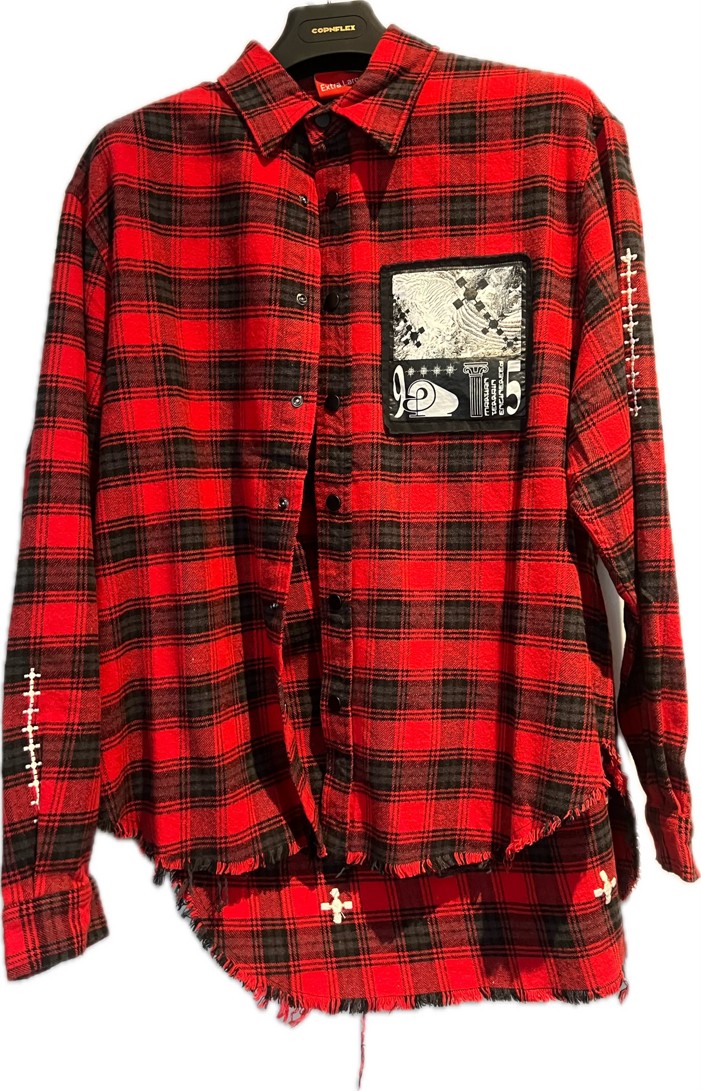 Rhime Flannel Red Shirt