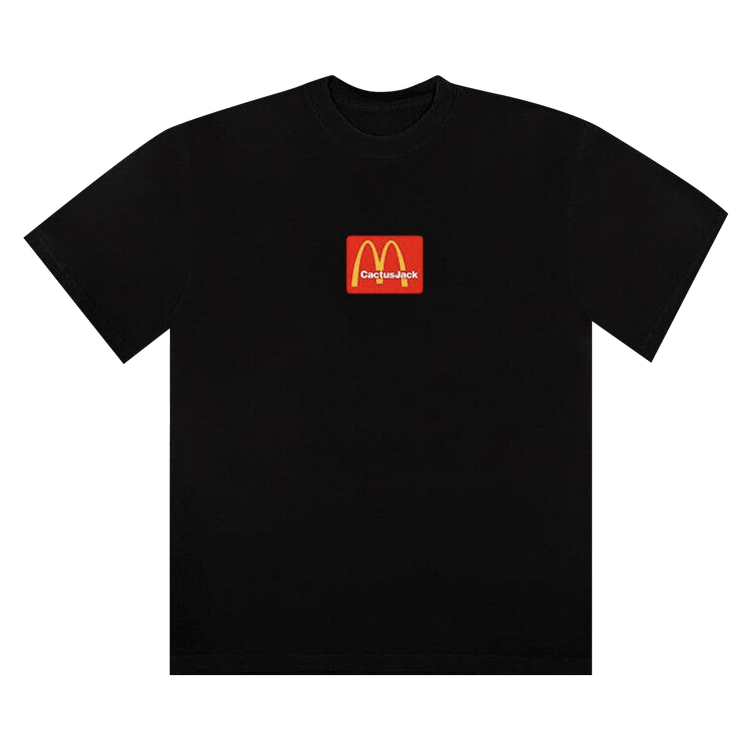 Cactus Jack x McDonalds Black Tee