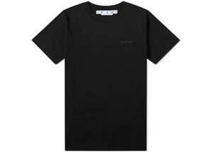 OFF-WHITE Diagonal Tab Slim Black Tee