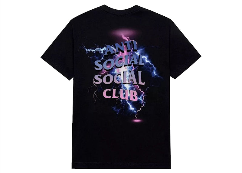 Anti Social Social Club Bolt From The Blue T-shirt Black