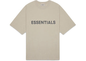 Fear of God Essentials Boxy T-Shirt Applique Logo Olive/Khaki