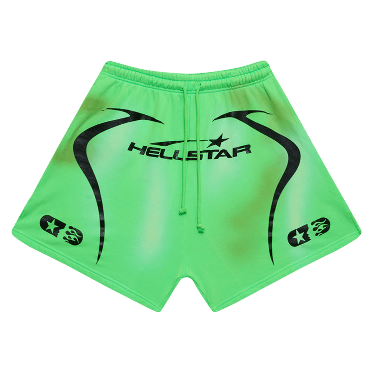 Hellstar Warm Up Shorts 'Neon Green'