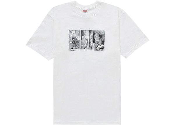 Supreme Mister Cartoon Pow Tee White