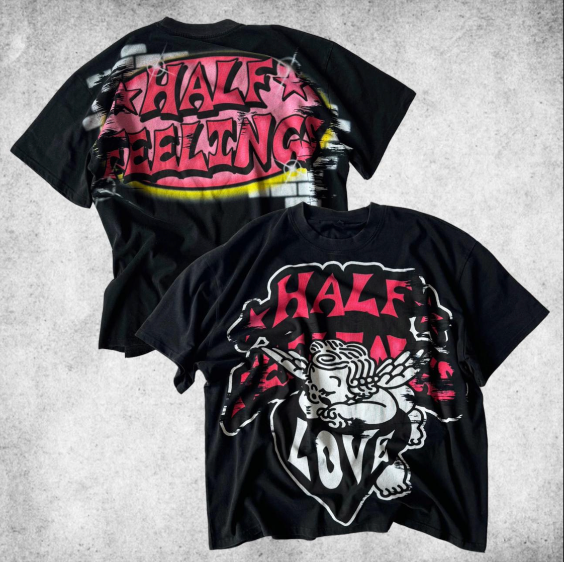 Half Feelings Shirt Black