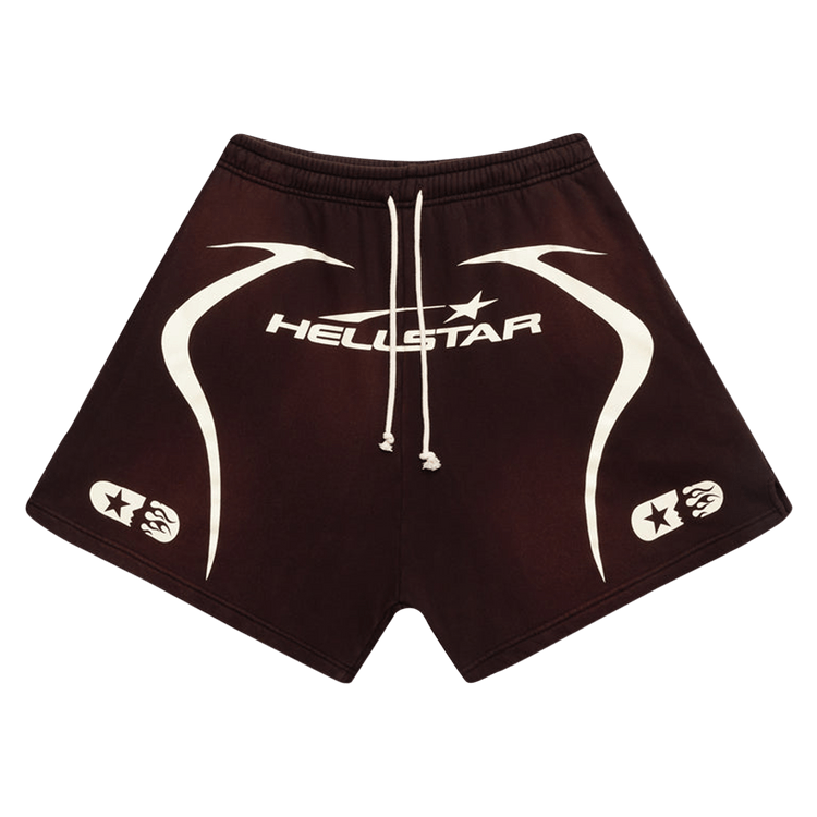 Hellstar Warm Up Shorts 'Brown'