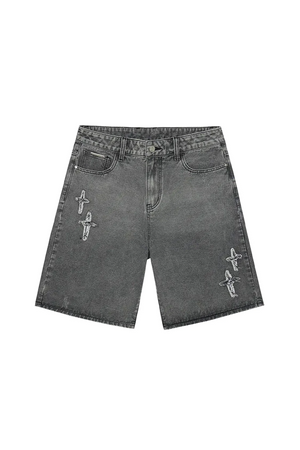 ICONSLAB 'Grey ' Jean Shorts