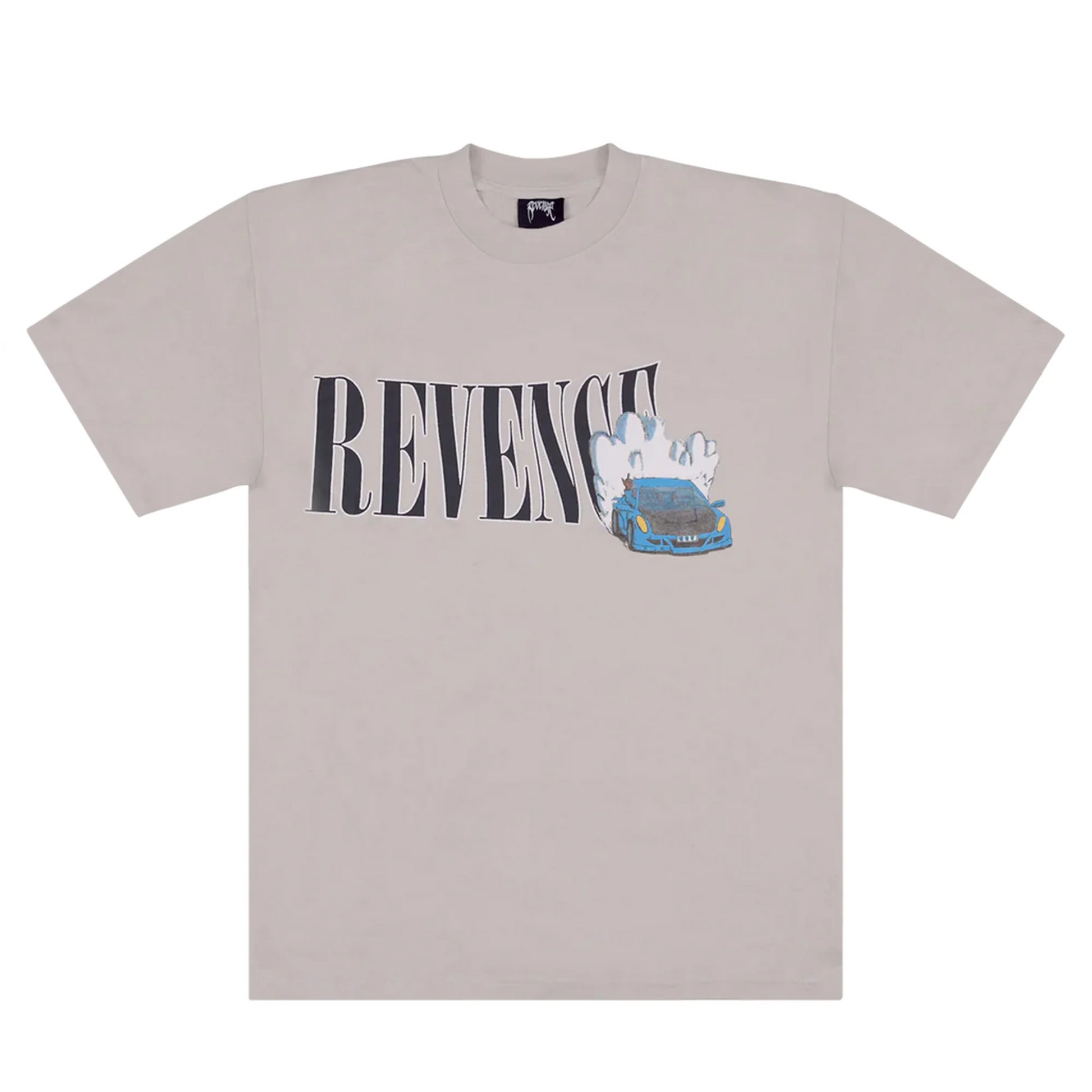 Revenge x Juice Wrld 999 Burnout Tee Grey